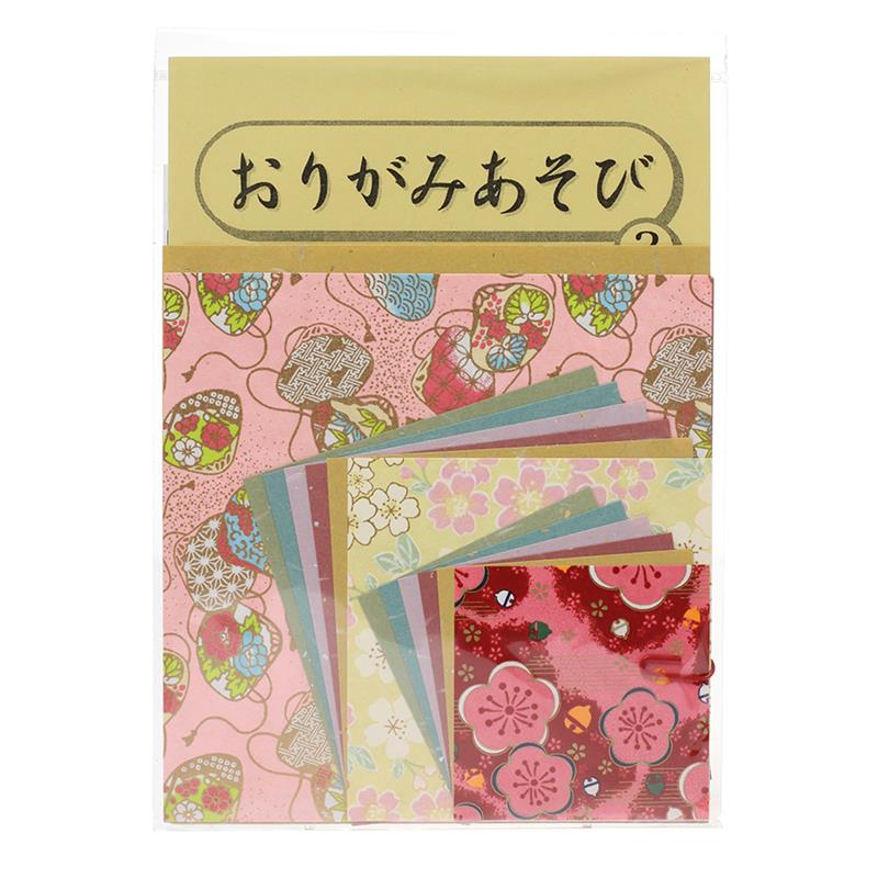 【新登場！日本製！世界中で知られている日本伝統の遊び！折り紙】おりがみあそび 3 折り方テキスト付